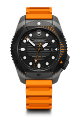 Watch - VICTORINOX Dive Pro Auto 43mm Orange Rubber Strap Black Dial