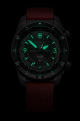 Watch - VICTORINOX Air Pro Auto 43mm Black Dial Red Strap