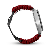 Watch - VICTORINOX Journey 1884 43mm Red Para Strap Black Dial