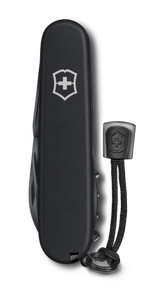Watch - VICTORINOX I.N.O.X. Auto + SAK 41mm Black Rubber Strap Black Dial