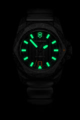 Watch - VICTORINOX I.N.O.X. Auto + SAK 41mm Black Rubber Strap Black Dial