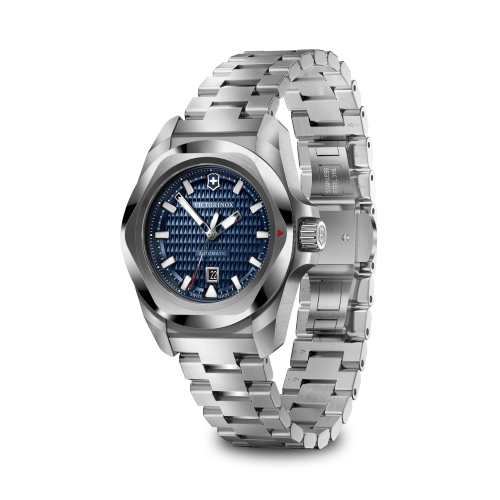 Watch - VICTORINOX I.N.O.X. Small Auto 32mm SS Bracelet Blue Dial