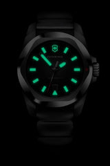 Watch - VICTORINOX I.N.O.X. 41mm Black Rubber Strap Black Dial