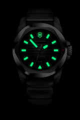 Watch - VICTORINOX I.N.O.X. Auto 41mm Black Rubber Strap- Black Dial