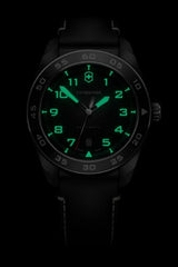 Watch - VICTORINOX Swiss Army Auto 42mm Black Leather Strap Black Dial