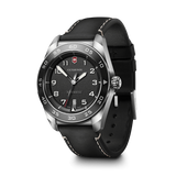 Watch - VICTORINOX Swiss Army Auto 42mm Black Leather Strap Black Dial