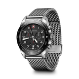 Watch - VICTORINOX Swiss Army Chrono 42mm SS Bracelet Black Dial