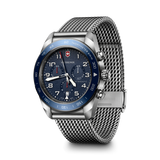 Watch - VICTORINOX Swiss Army Chrono 42mm SS Bracelet Blue Dial