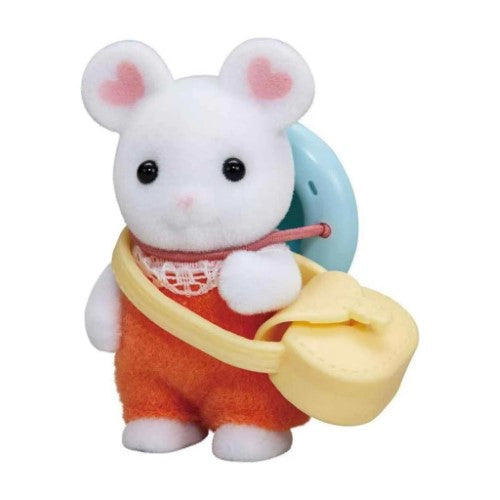 Sylvanian Families Playset - Marshmallow Mouse Baby