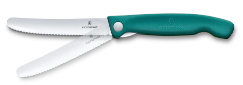Folding Picnic Knife - VICTORINOX 11cm (Green)