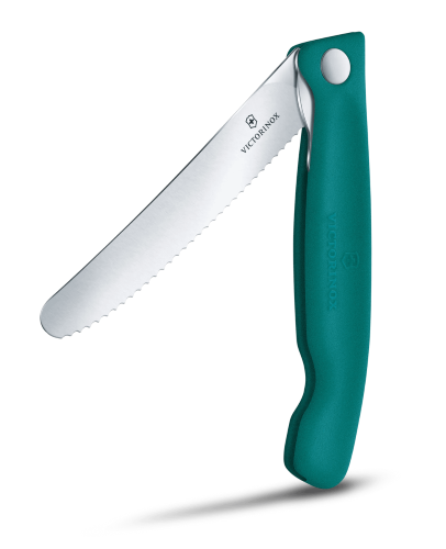Folding Picnic Knife - VICTORINOX 11cm (Green)