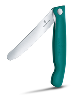 Folding Picnic Knife - VICTORINOX 11cm (Green)