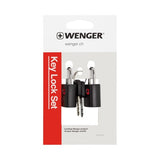 WENGER Accessories 2 Piece Travel Lock and Key Set - (Black)