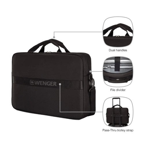 Laptop Slimcase - WENGER XE 16in (Black)