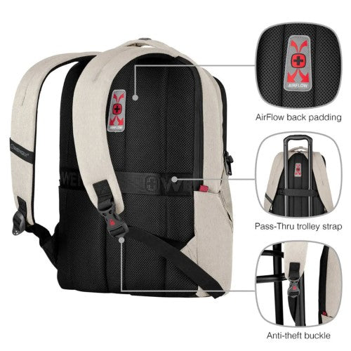 Laptop Backpack - WENGER MX Professional 16in (Sand)