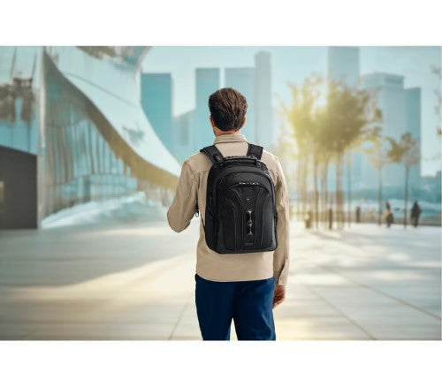 Laptop Backpack - WENGER Legacy Black Series 16in (Black)