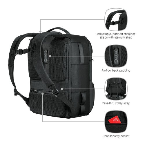 Travel Backpack - WENGER Urbanone (Black)