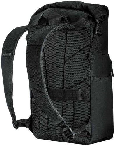 Roll Top Backpack - WENGER Urbanone (Black)