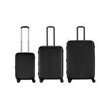3pc Hardside Set - WENGER Flyn Pro Expandable (Black)