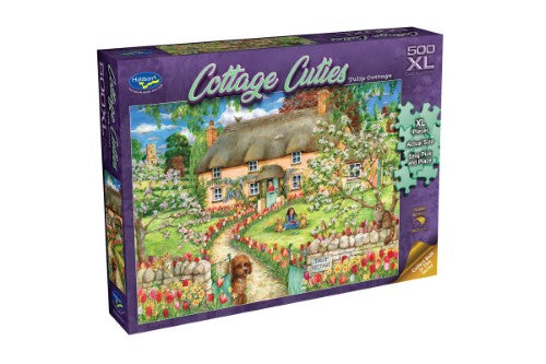 Jigsaw Puzzle - Cottage Cuties Tulip Cottage (500 XL Piece)