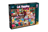 Jigsaw Puzzle - Cat Napping Crochet Kittens ( 1000 Piece)