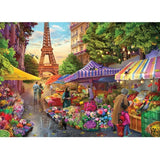 Jigsaw Puzzle - Travel Abroad Series 2 Flower Market Paris (1000pc)
