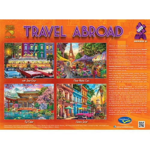 Jigsaw Puzzle - Travel Abroad Series 2 Flower Market Paris (1000pc)