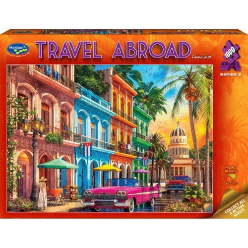 Jigsaw Puzzle - Travel Abroad Series 2 Havana Sunset (1000pc)