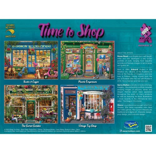 Jigsaw Puzzle - Time to Shop Series 2 Books & Coffee (1000pc)