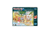 Jigsaw Puzzle - Wasgij Retro Mystery #6 Camping Commotion (500XL pc)