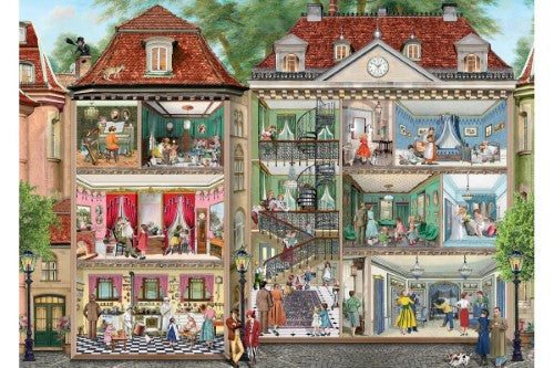 Jigsaw Puzzle - House Antics Victorian House (500pc XL)