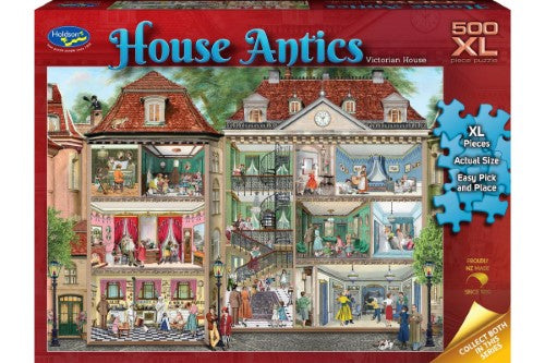 Jigsaw Puzzle - House Antics Victorian House (500pc XL)