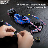 Brick Model Car Kit - CADA 1:24 ALPINE F1 A525