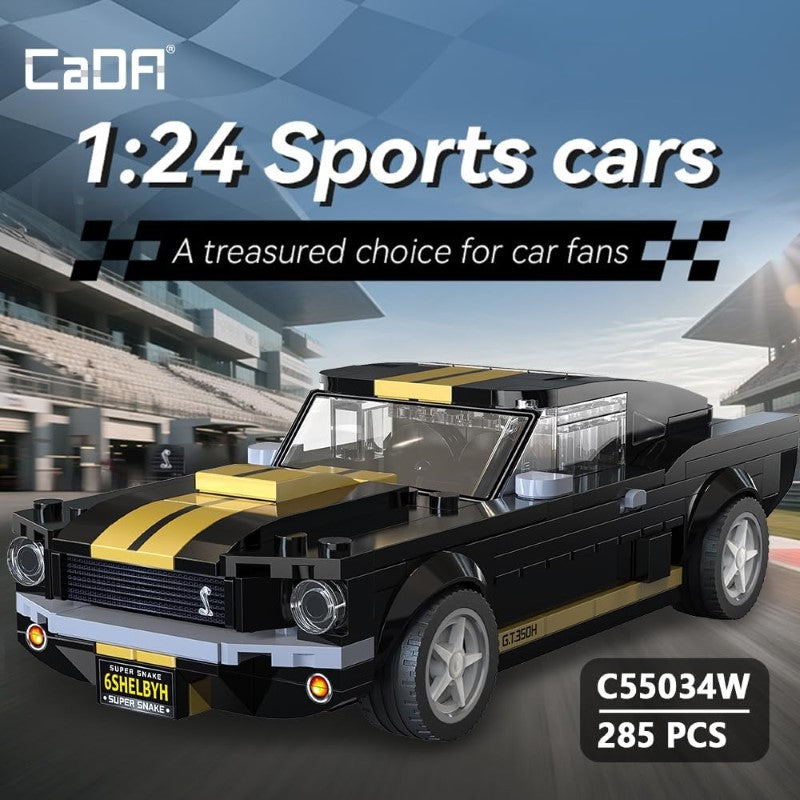 Brick Model Car Kit - CADA 1:24 SHELBY GT350H CAR