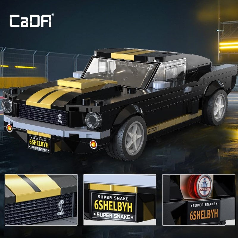 Brick Model Car Kit - CADA 1:24 SHELBY GT350H CAR