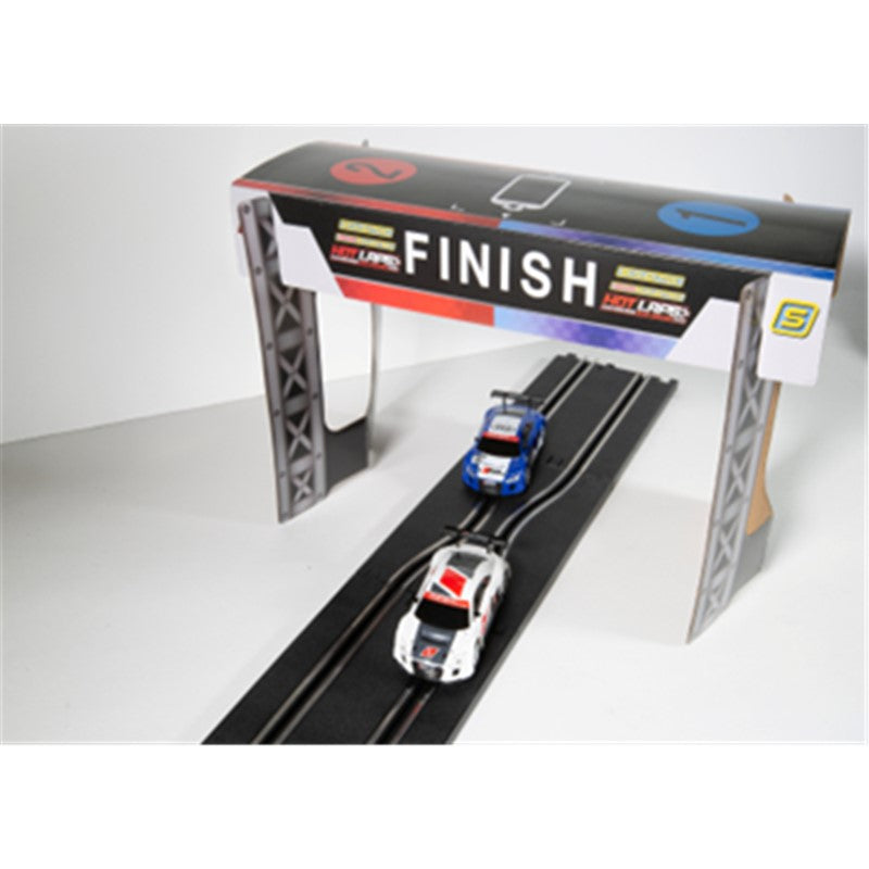 Car Race Set - SCALEXTRIC 1:43 AUDI RACERS BATTERY SET