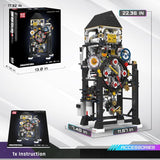 Building Block Set - Mould King CYBERPUNK CLOCK RC