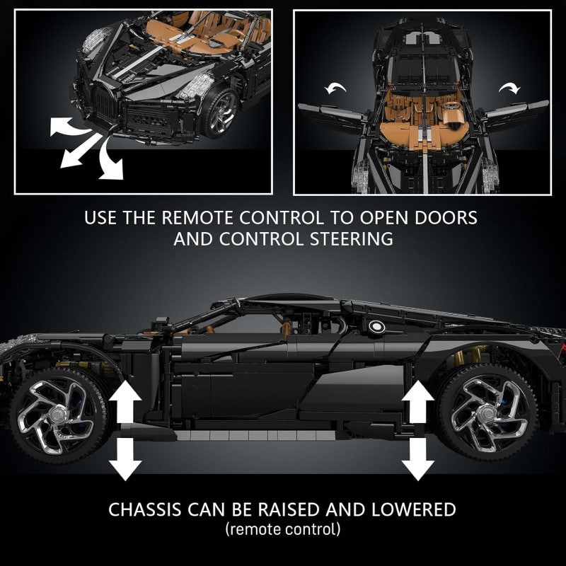 Building Model Kit - Mould King 1:8 VOICE OF THE NIGHT CAR RC
