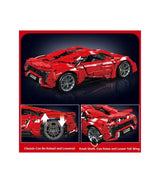 Building Model Kit - Mould King 1:8 LYKAN HYPERSPORT CAR RC