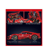 Building Model Kit - Mould King 1:8 LYKAN HYPERSPORT CAR RC