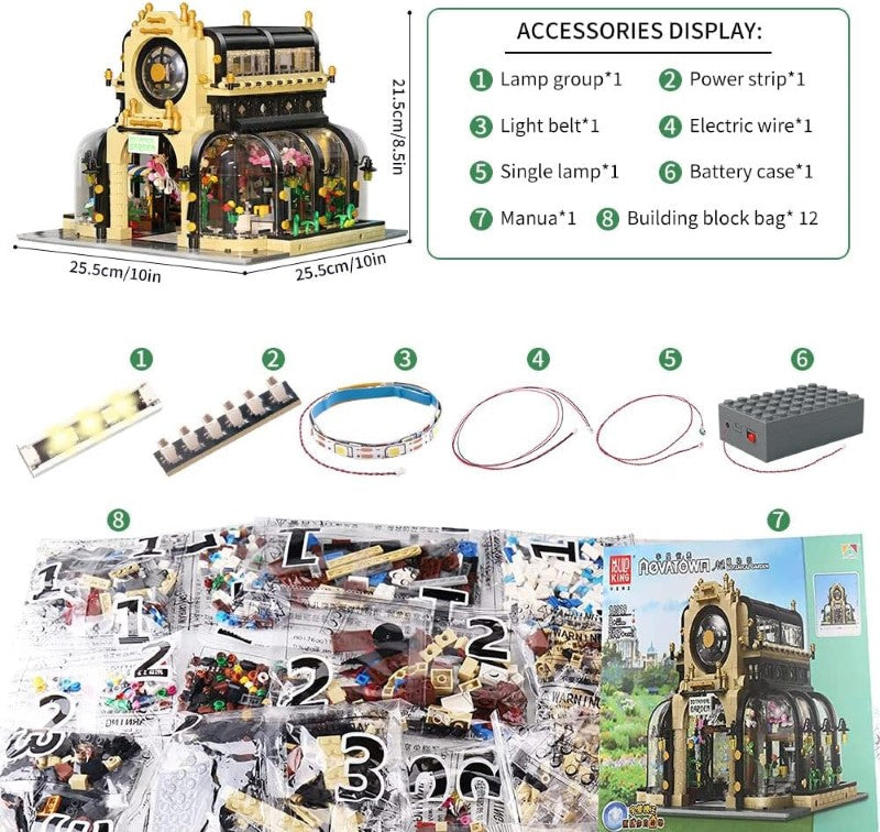 Building Model Kit - Mould King BOTANICAL GARDEN LIGHTING