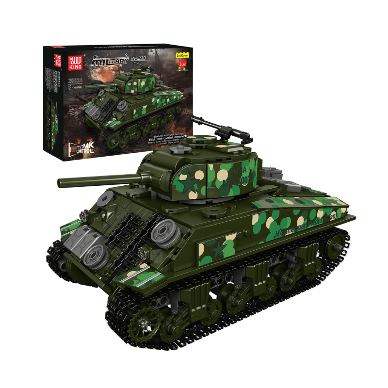 Building Model Kit - Mould King M4 SHERMAN TANK RC