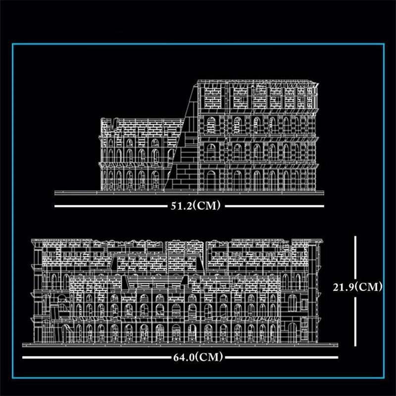 Building Model Kit - Mould King COLOSSEUM