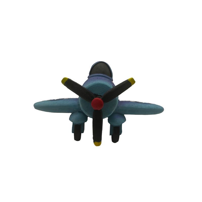 Aquatic Ornament - Retro Fighter Plane (13 x 12 x 7cm)