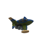 Aquatic Ornament - Jet Fighter Plane (12 x 10 x 6cm)
