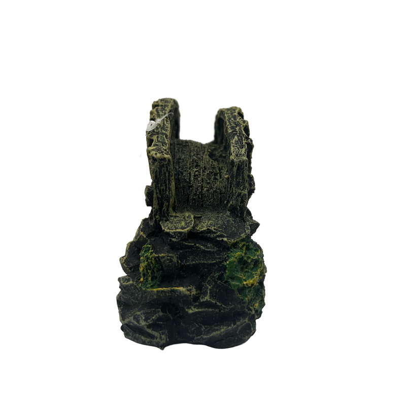 Aquatic Ornament - Wooden Arch Bridge (17 x 6 x 8cm)