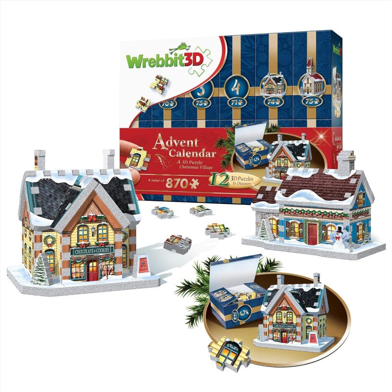 3D Puzzle - WREBBIT3D ADVENT CALENDAR