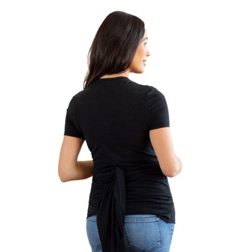 Moby - Bump & Beyond Tshirt Wrap - Sz1 -  Black