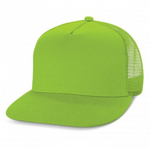 Impala Flat Peak Mesh Cap - Set of 6 (Bright Green)