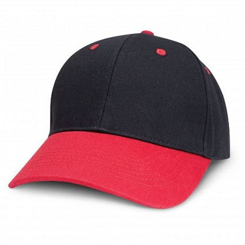 Highlander Cap - Set of 6 (Black / Red)